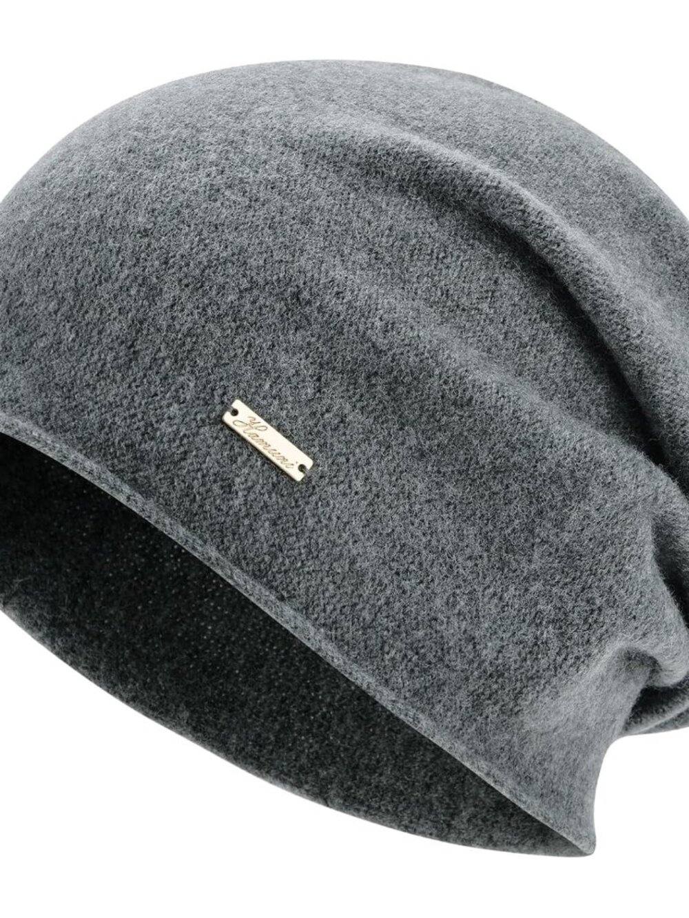 Unisex Cyan 100% Wool Warm Knit Pull-On Winter Classic Slouchy Skull Beanie Cap